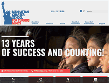 Tablet Screenshot of manhattancharterschool.org